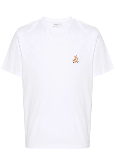 speedy fox patch man white MAISON KITSUNÉ | MM00125KJ0008P100
